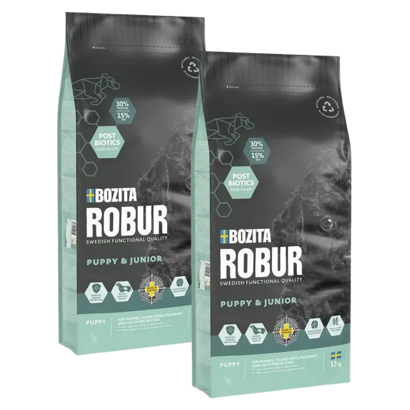 Bozita Robur Puppy & Junior Huhn