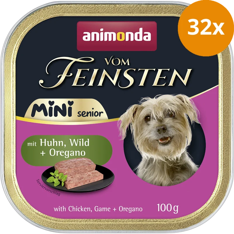 Animonda vom Feinsten Mini Senior mit Huhn, Wild & Oregano 100 g