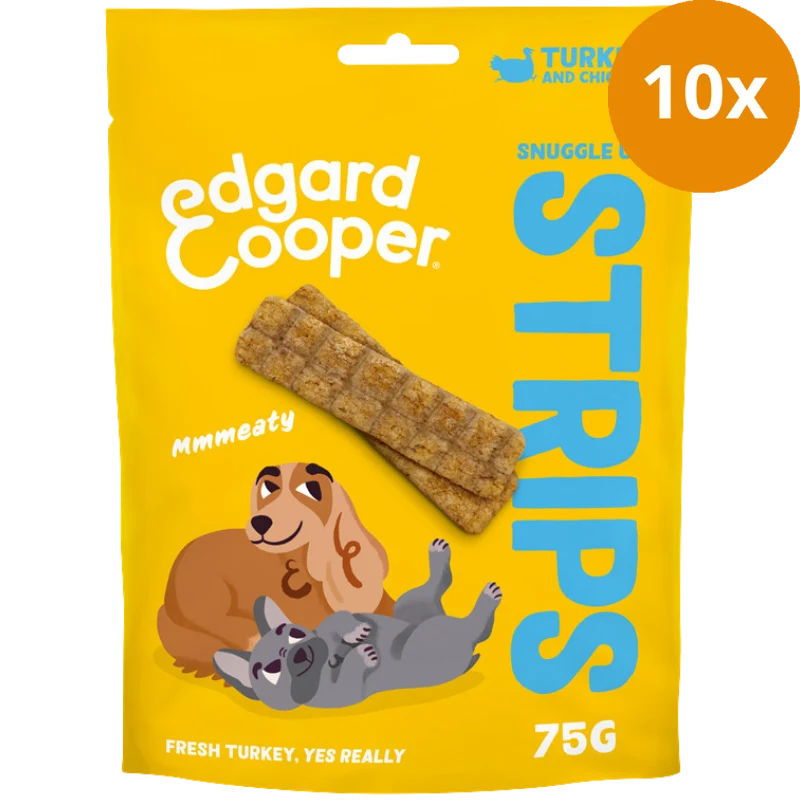 Edgard & Cooper Strips Truthahn und Huhn 75 g