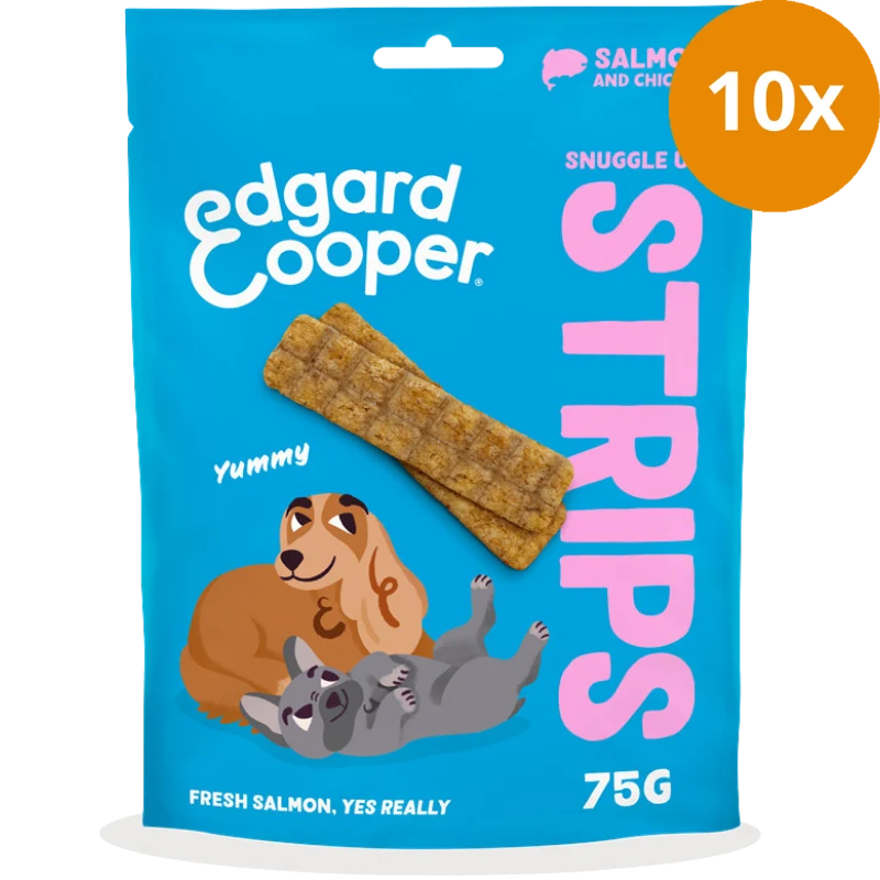 Edgard & Cooper Strips Lachs und Huhn 75 g