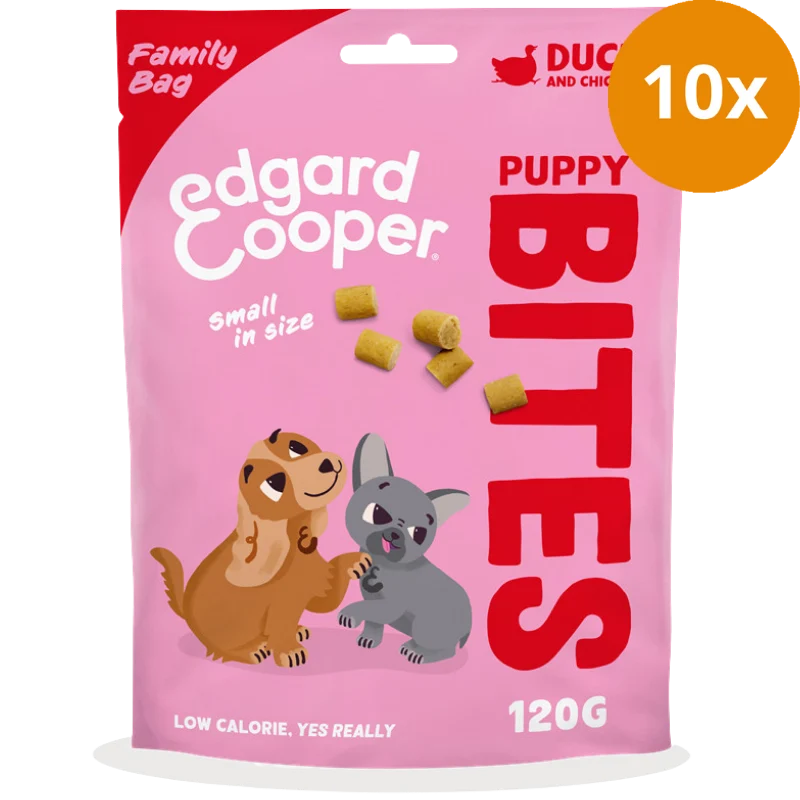 Edgard & Cooper Bites Ente und Huhn Family Pack 120 g