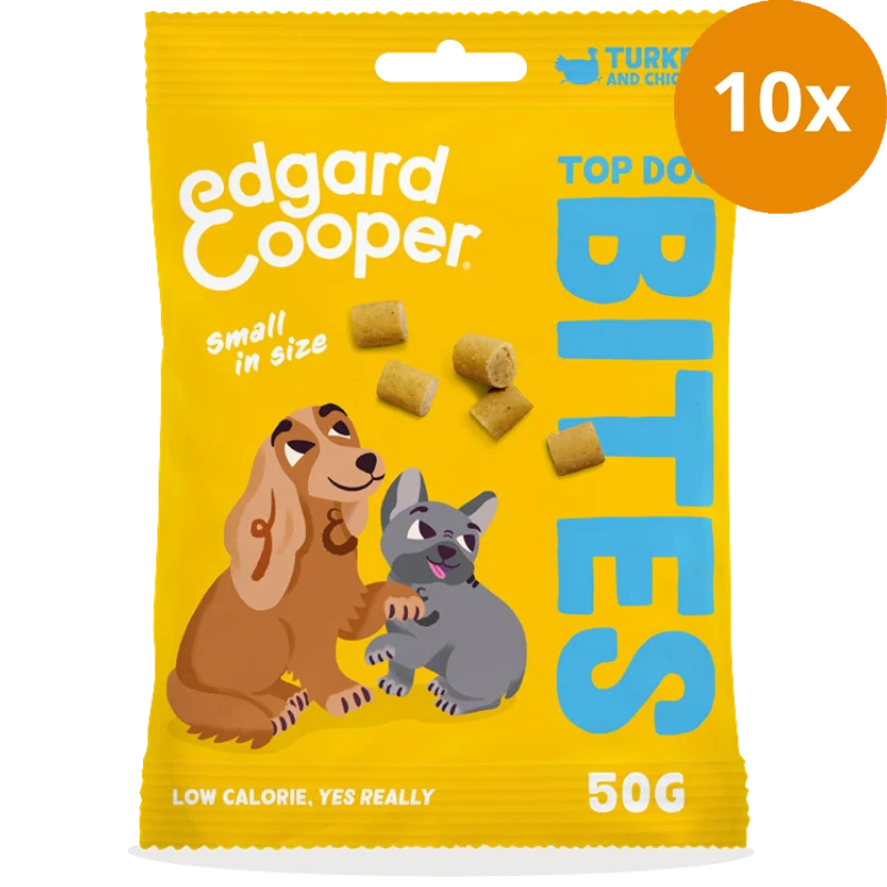 Edgard & Cooper Bites Truthahn und Huhn small 50 g