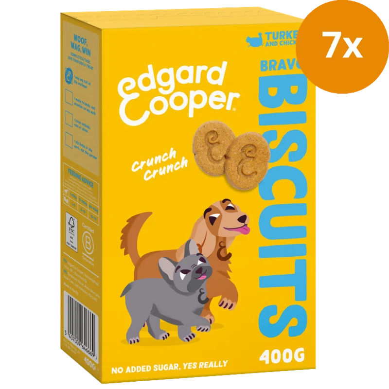 Edgard & Cooper Biscuits Truthahn und Huhn 400 g