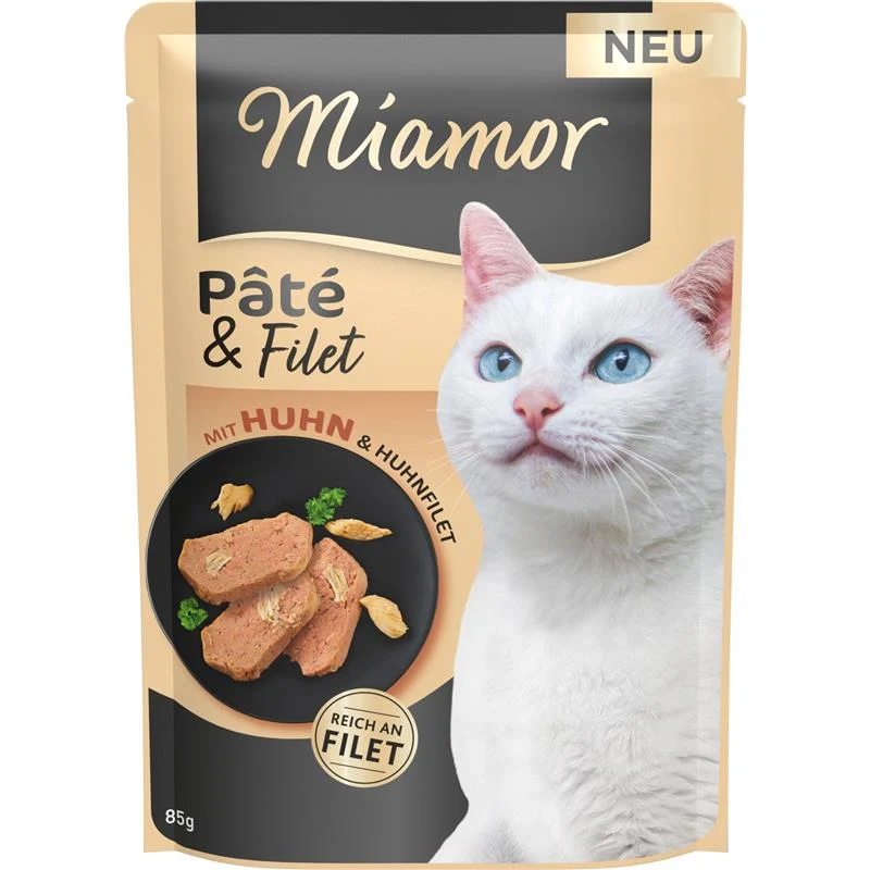 Miamor PB Pâté & Filet mit Huhn 85g