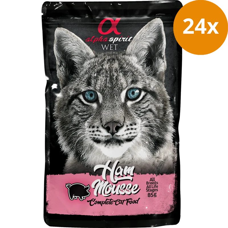 alpha spirit Pouch Mousse Schinken 85 g