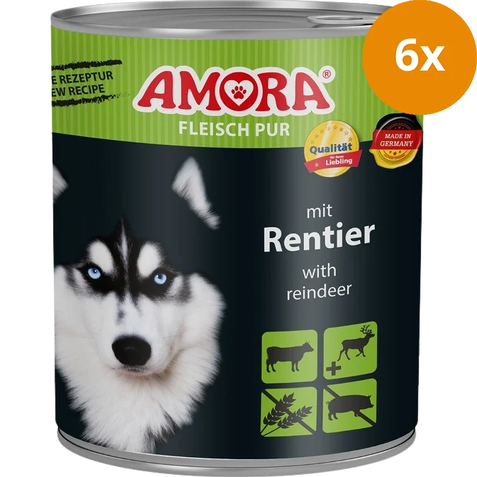 AMORA Fleisch Pur Rentier 800 g