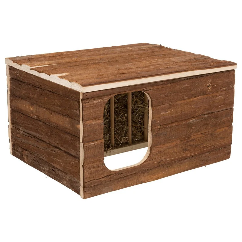 Natural Living Haus Hilke mit integrierter Heuraufe