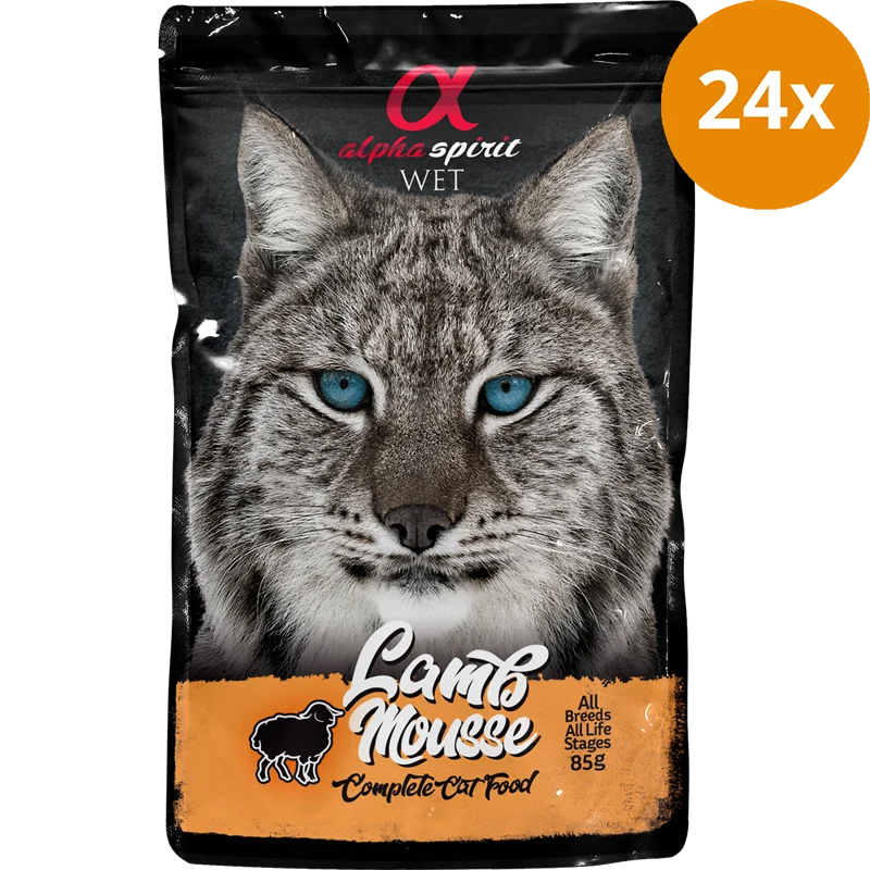 alpha spirit Pouch Mousse Lamm 85 g