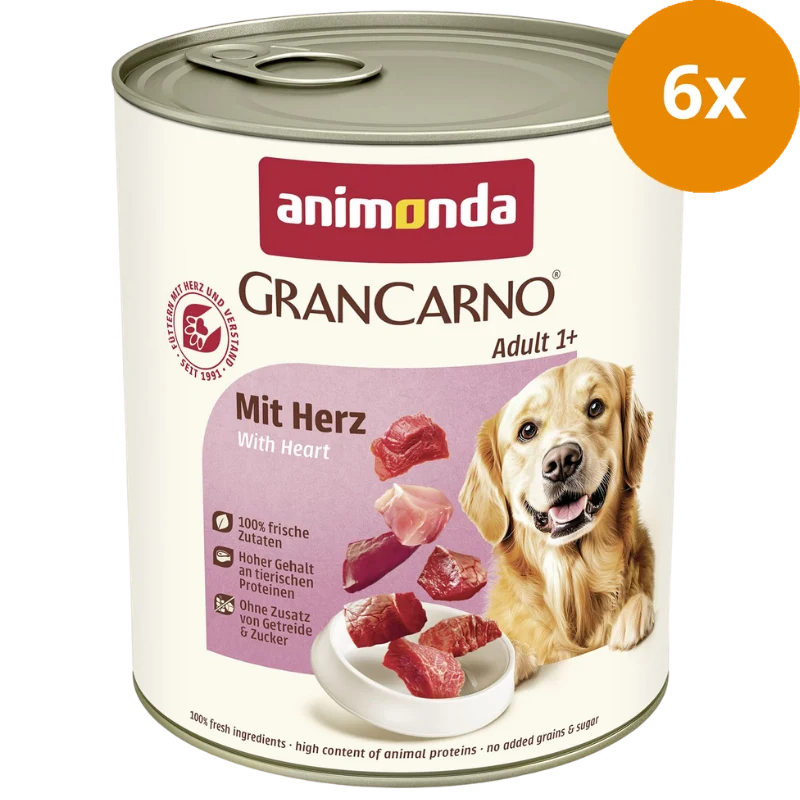 animonda GranCarno Adult mit Herz 800 g