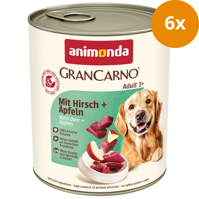 Animonda GranCarno Adult mit Hirsch & Äpfeln 800g