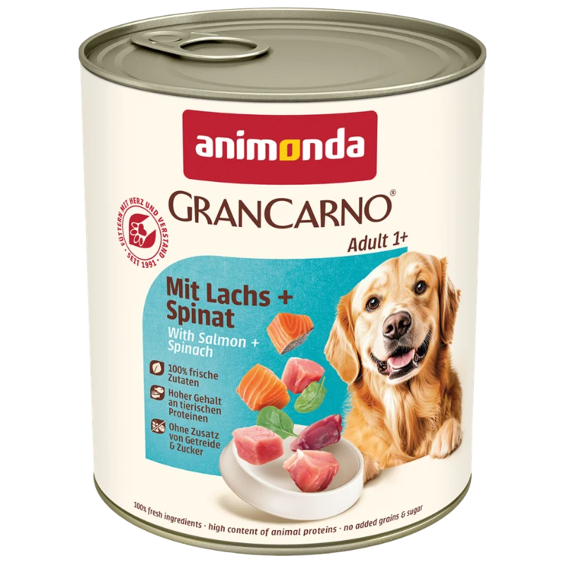 Animonda GranCarno Adult mit Lachs & Spinat 800 g