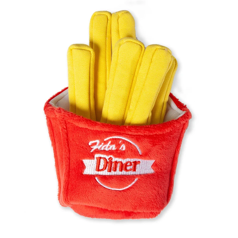 Hundespielzeug aus Plüsch Fritten