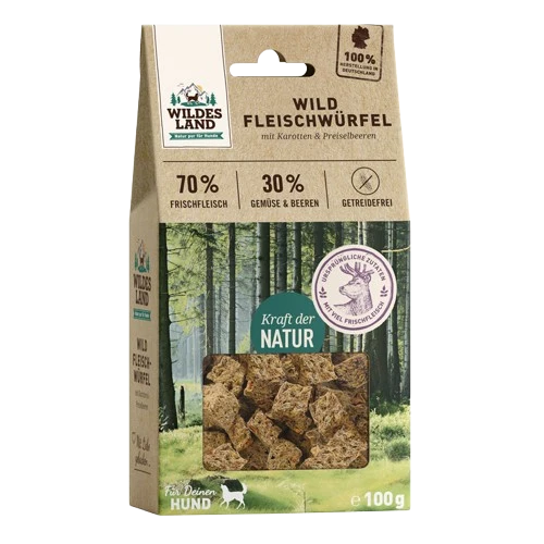 Wildes Land Wild Fleischwürfel 100 g