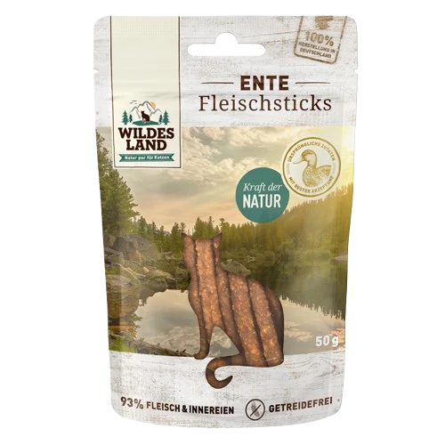 Wildes Land Ente Pur Sticks 50 g