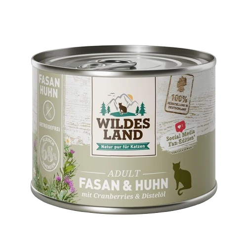 Wildes Land Fasan und Huhn mit Cranberries 200 g