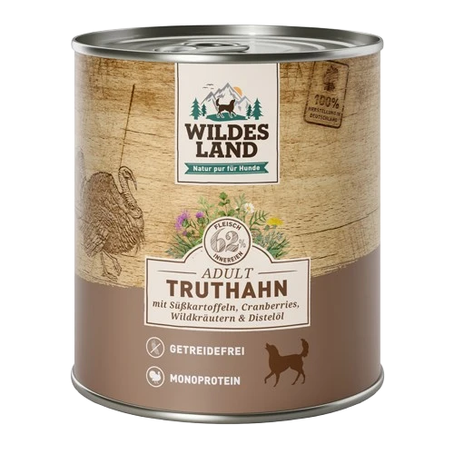 Wildes Land Truthahn mit Süßkartoffeln 800 g
