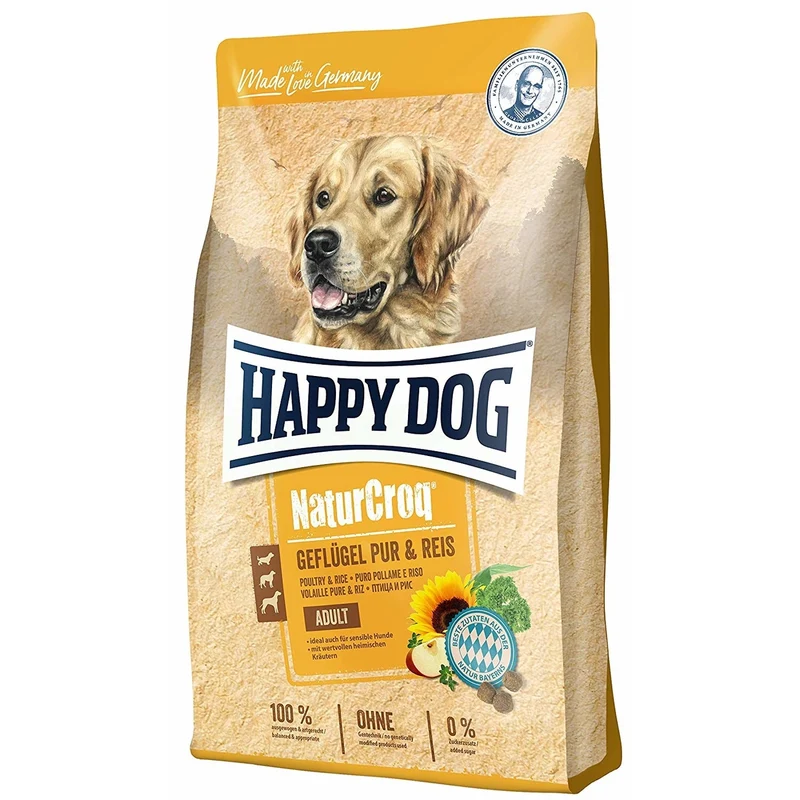 Happy Dog NaturCroq Geflügel pur & Reis