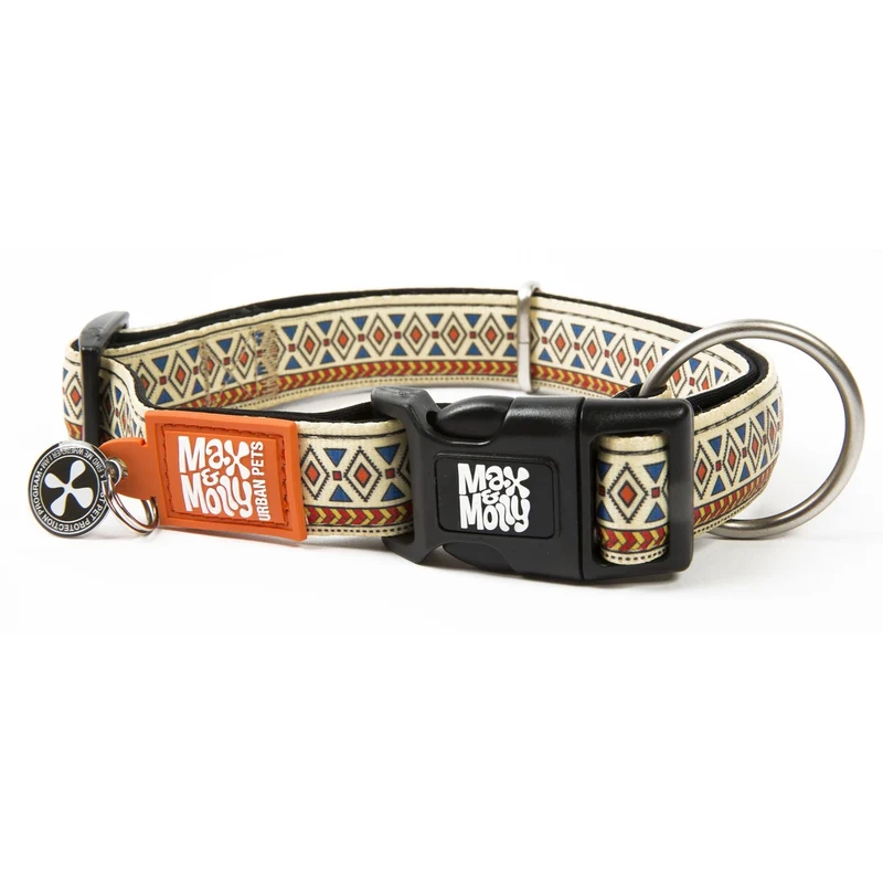 Max & Molly Smart ID Hundehalsband Ethnic
