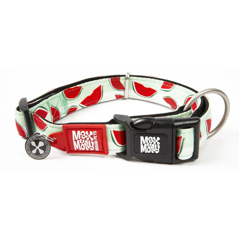 Max & Molly Smart ID Hundehalsband Watermelon