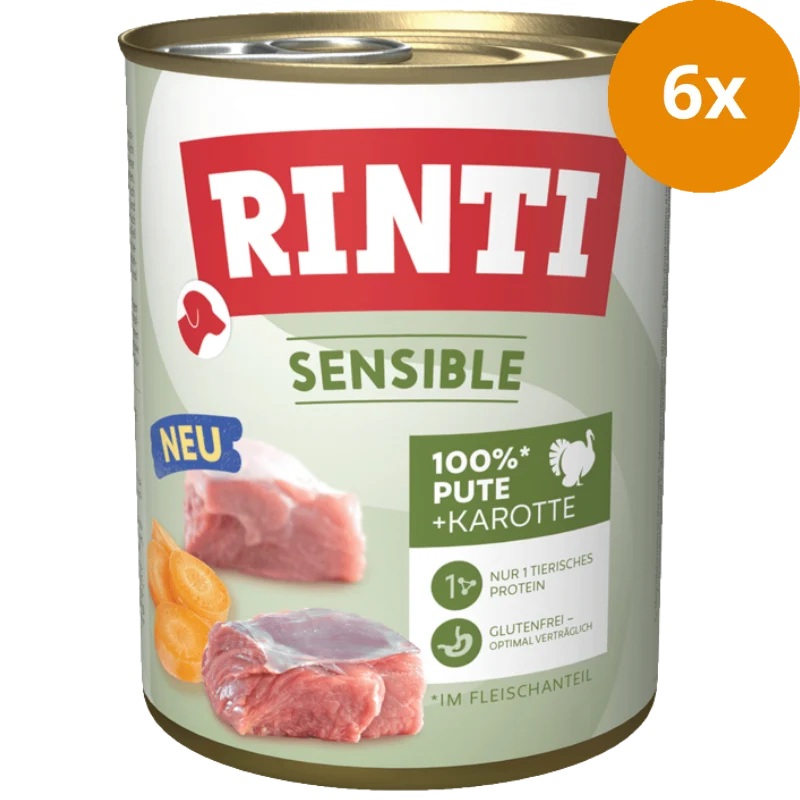Rinti Sensible Pute & Karotte 800 g