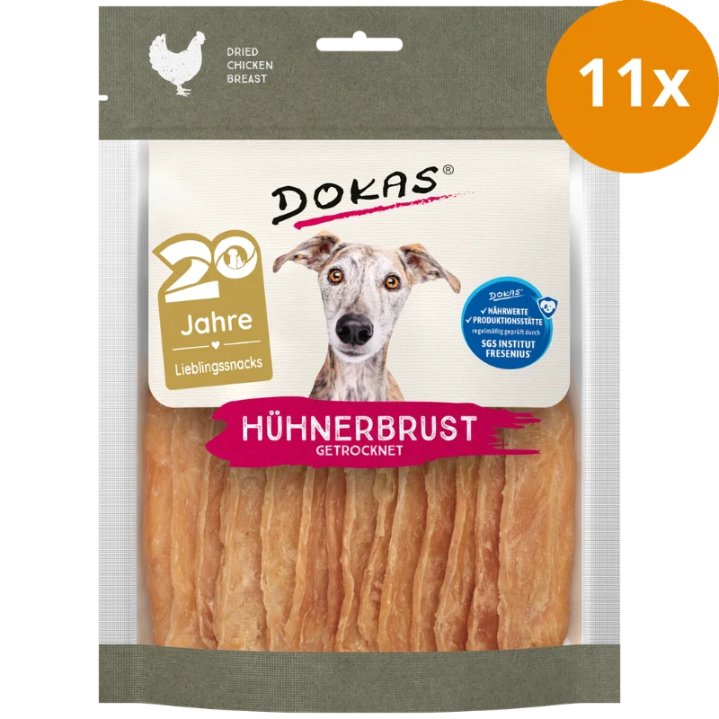 Dokas Dog Hühnerbrust Tierwohl getrocknet 170 g