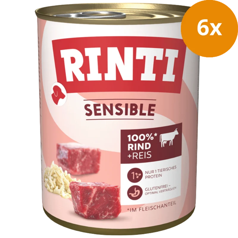 Rinti Sensible Rind & Reis 800 g