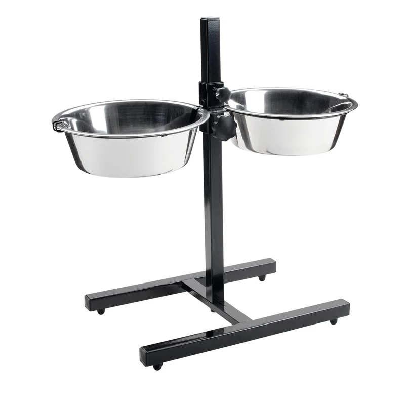 HUNTER Hundebar Basic mit 2 Edelstahlnäpfen