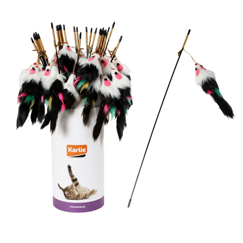 Katzenangel Plüschmaus