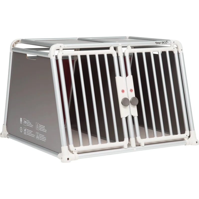 4pets Alu Autobox für 2 Hunde ECO 22