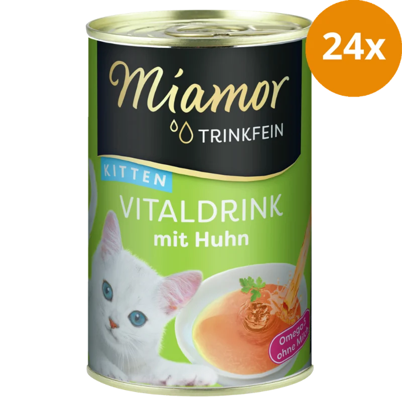 Miamor Trinkfein Vitaldrink Kitten mit Huhn 135 ml