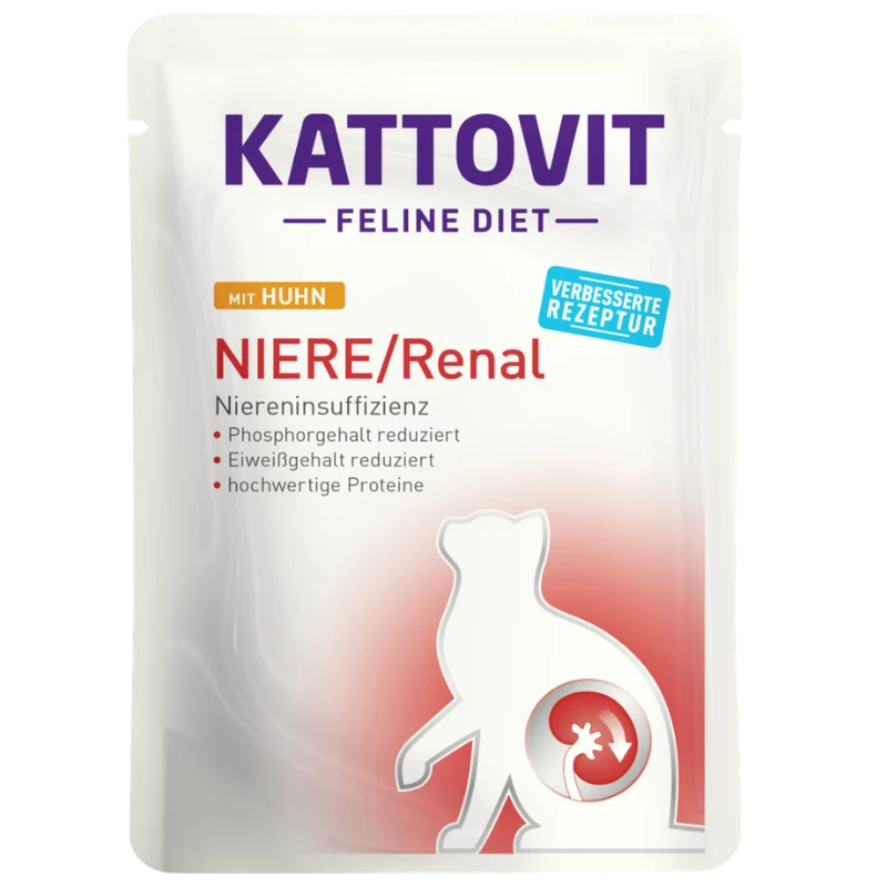 Kattovit PB Feline Diet Niere/Renal Huhn 85g