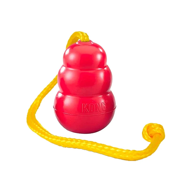 Hundespielzeug KONG Classic mit Seil