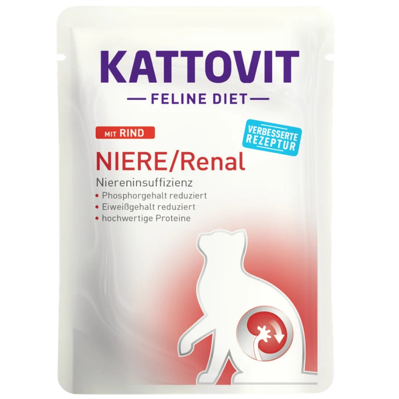 Kattovit PB Feline Diet Niere/Renal Rind 85g