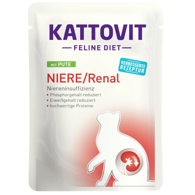 Kattovit PB Feline Diet Niere/Renal Pute 85g