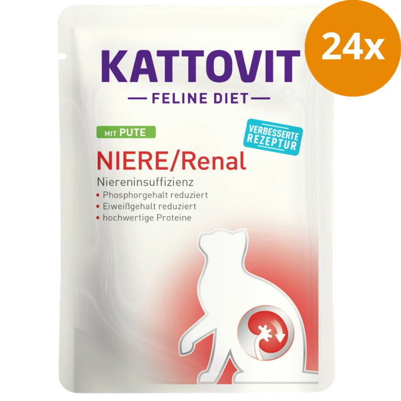 Kattovit PB Feline Diet Niere/Renal Pute 85g