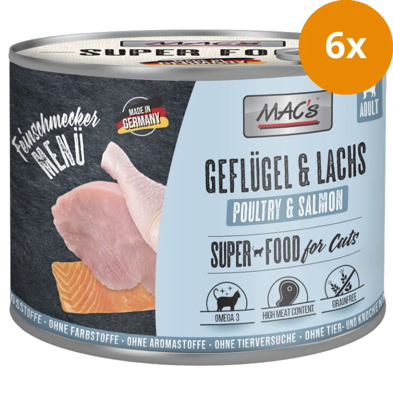 MAC's Cat Feinschmecker Geflügel & Lachs 200 g