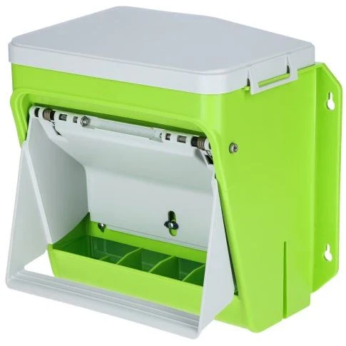 Kerbl SmartCoop Hühnerfutterautomat mit Schutzklappe für 7,5 kg