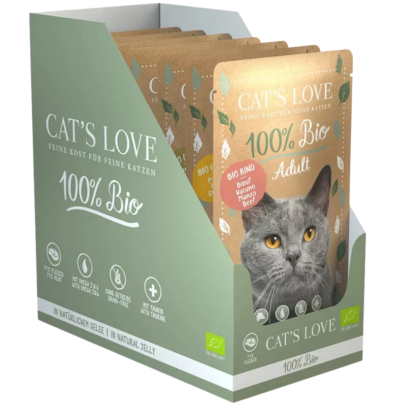 Cats Love PB Adult Bio Multipack 6x100 g