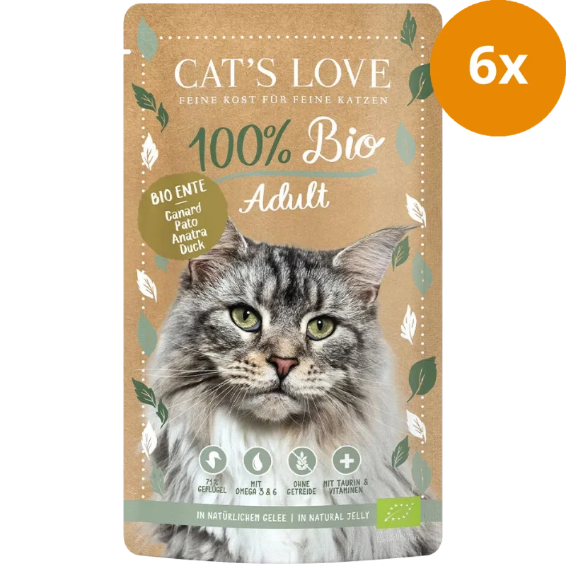 Cats Love PB Adult Bio Ente 100 g