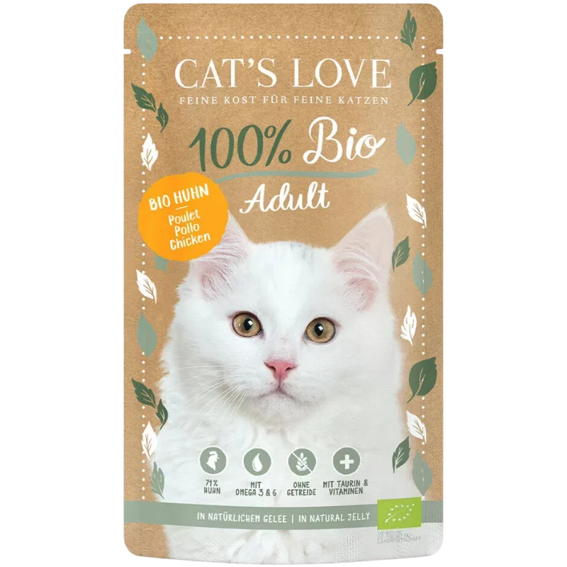 Cats Love PB Adult Bio Huhn 100 g