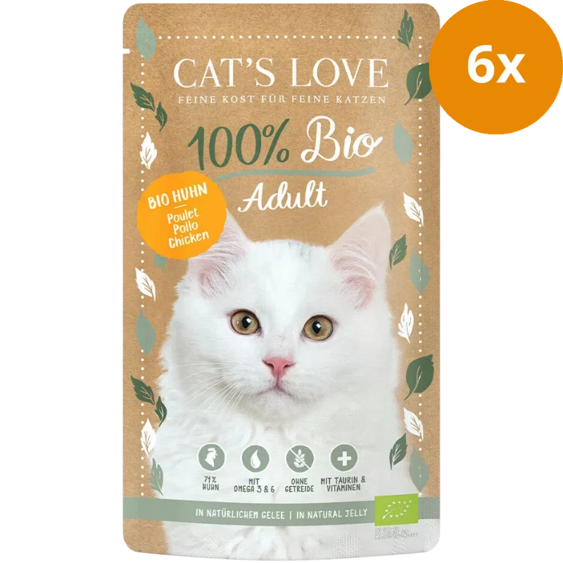 Cats Love PB Adult Bio Huhn 100 g