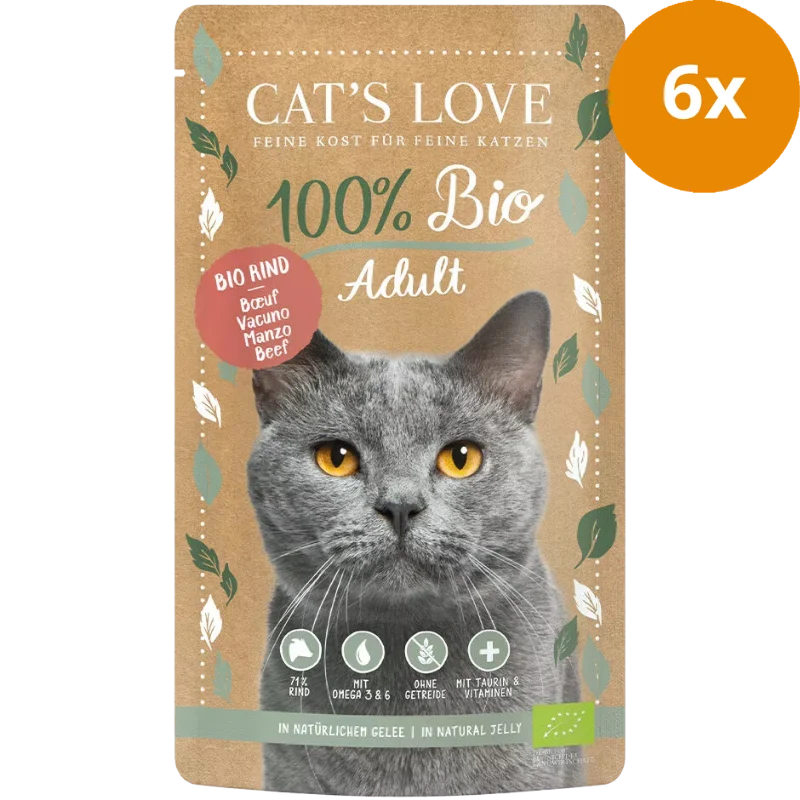 Cats Love PB Adult Bio Rind 100 g