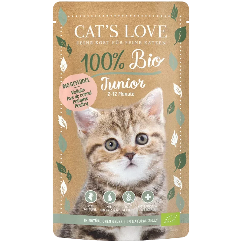 Cats Love PB Junior Bio Geflügel 100 g