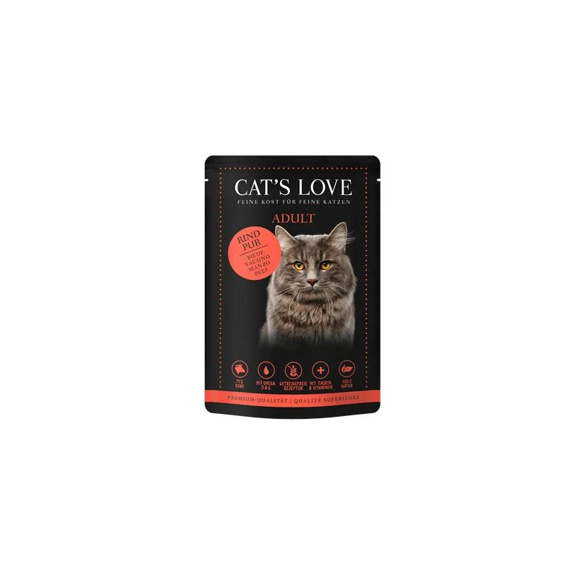 Cats Love PB Adult Rind Pur 85g