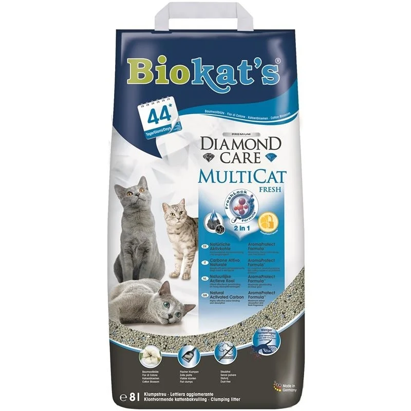 Biokats Diamond Care MultiCat Fresh Katzenstreu