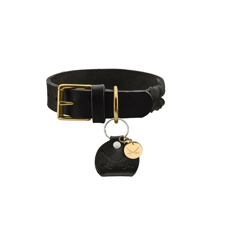 Leder Halsband Sansibar Solid
