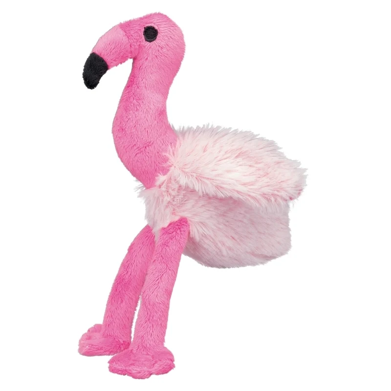 Hundespielzeug Flamingo aus Plüsch