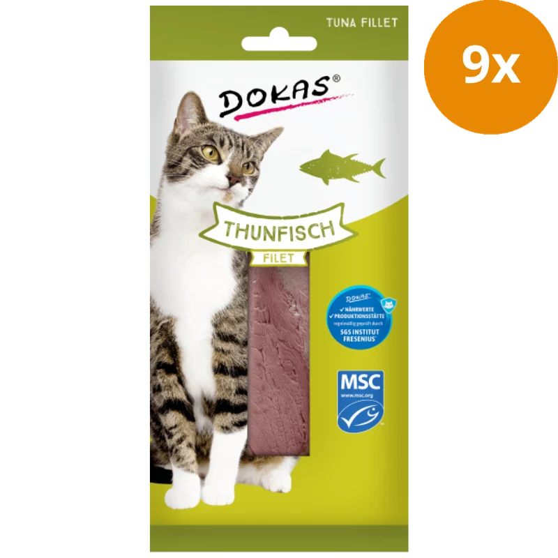 Dokas Cat Snack 100% delikates Thunfischfilet 22 g