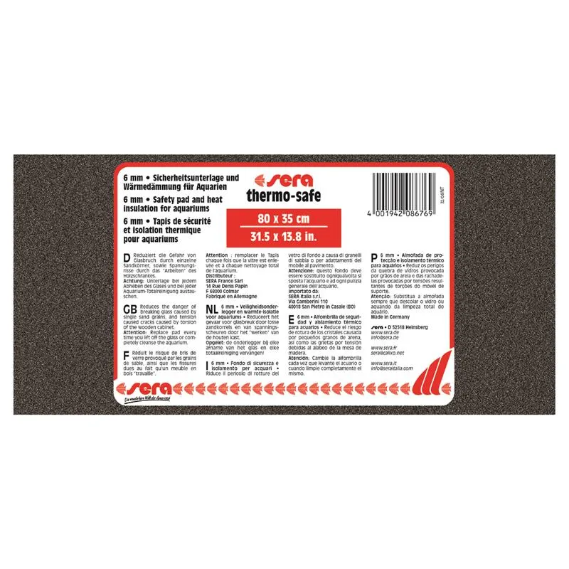sera thermo-safe 80 x 35 cm