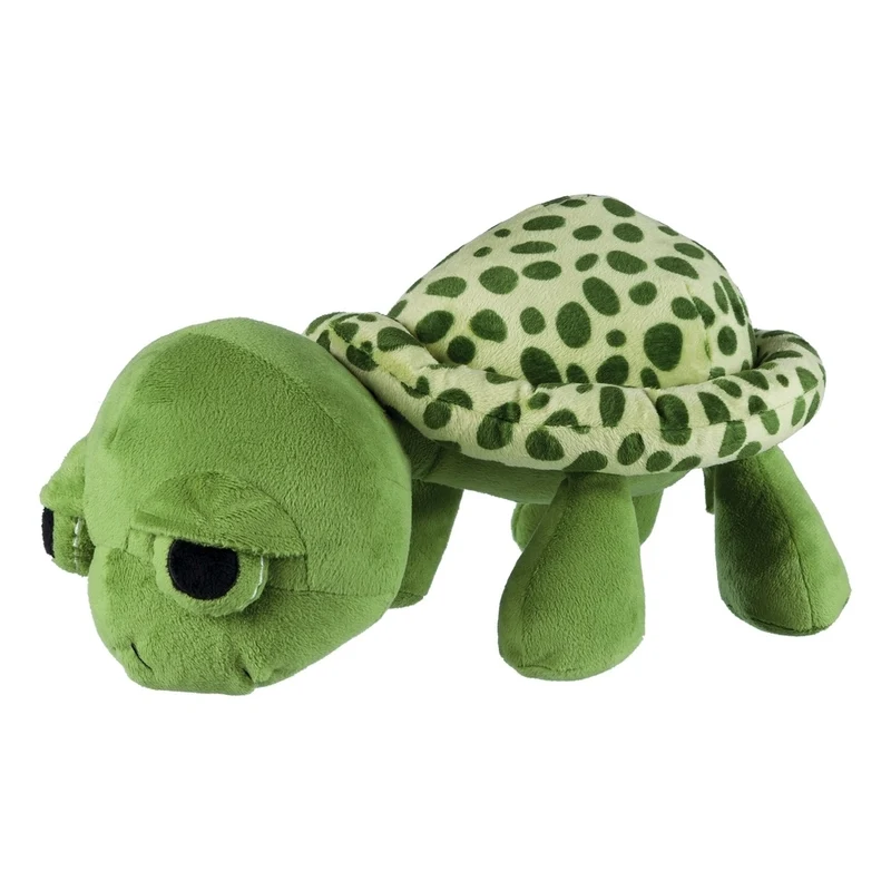 Hundespielzeug Plüsch Schildkröte, Original-Tierstimme XL